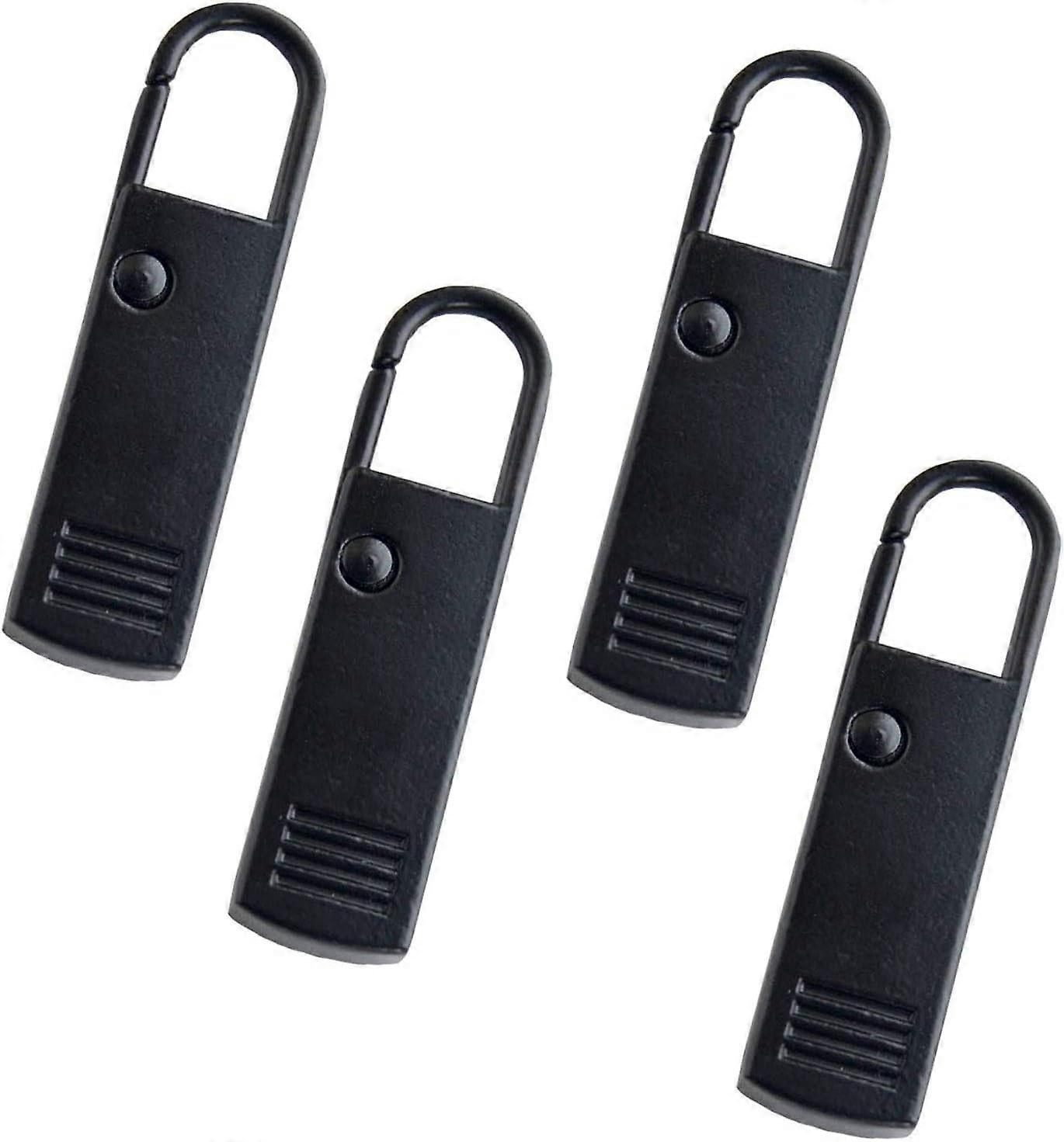 Zipper Pulls Tab Replacement Metal Zip Head Extension for Luggage Bag