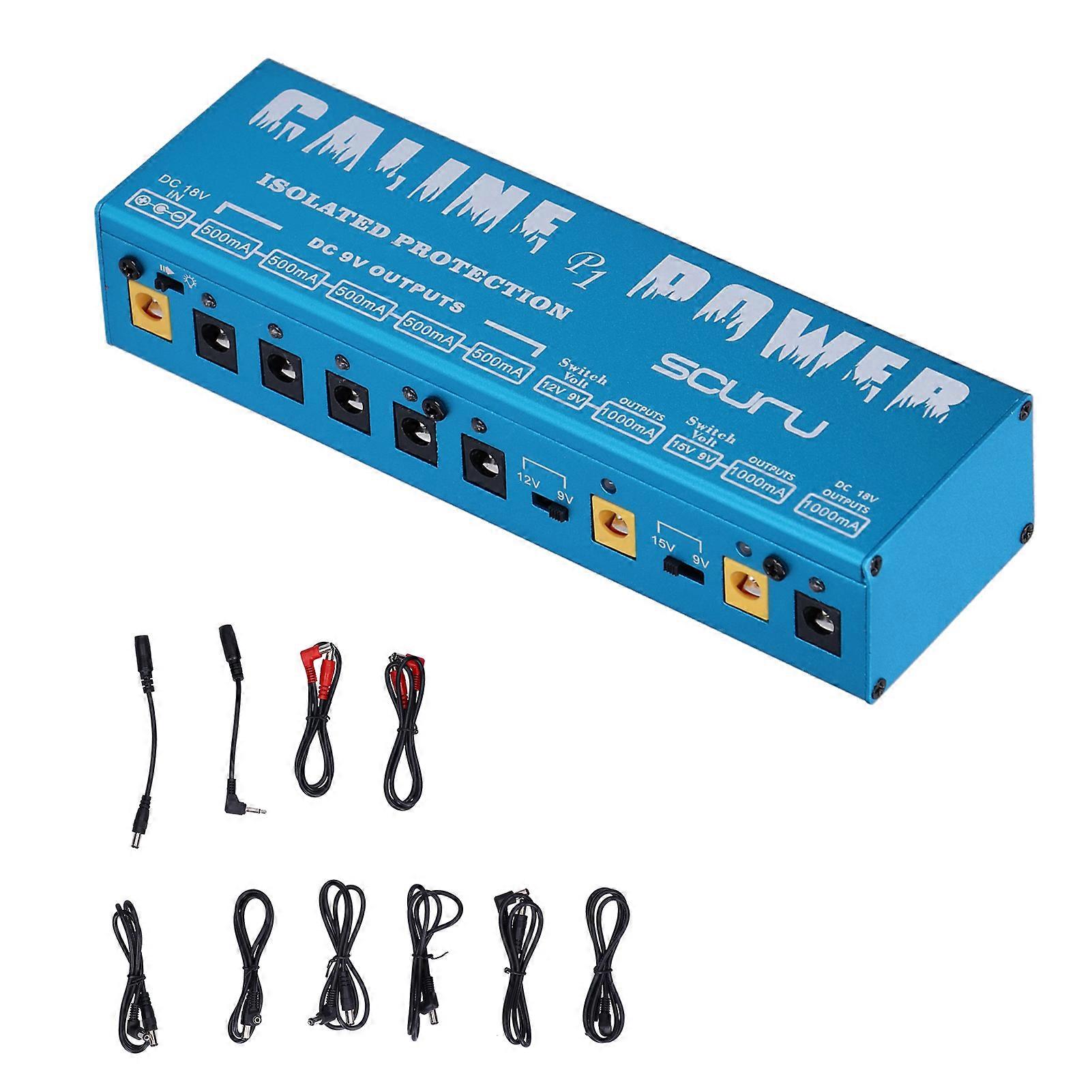 CP05 Gitaar Effect Pedaal Multiway Voeding P1 Effect Pedaal Geïsoleerde Voeding 100240VUK Plug