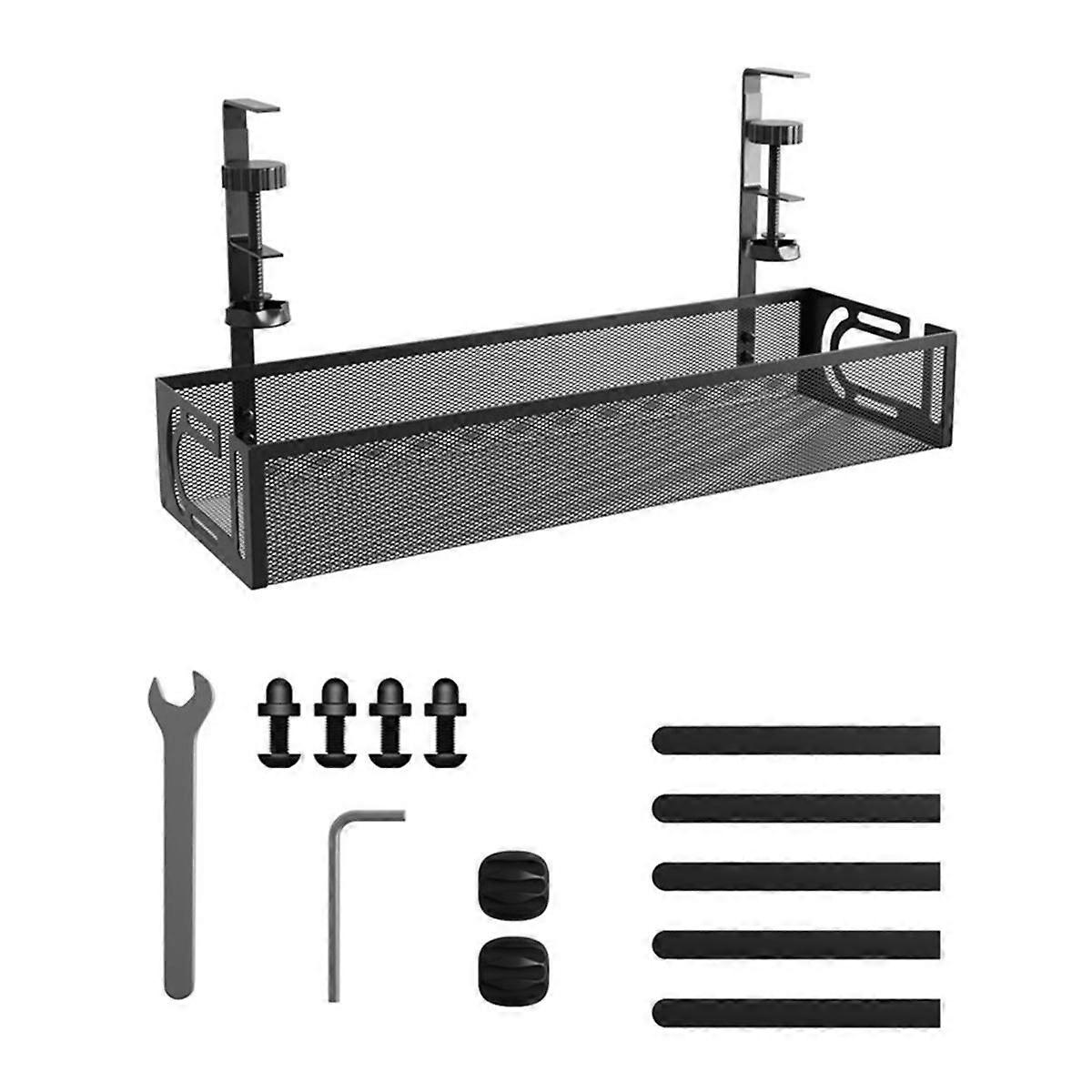 Cable Management Under Desk, Under Desk Cable Management Tray, Desk Cable Organizer,Cable Management Box,Cord Organizer