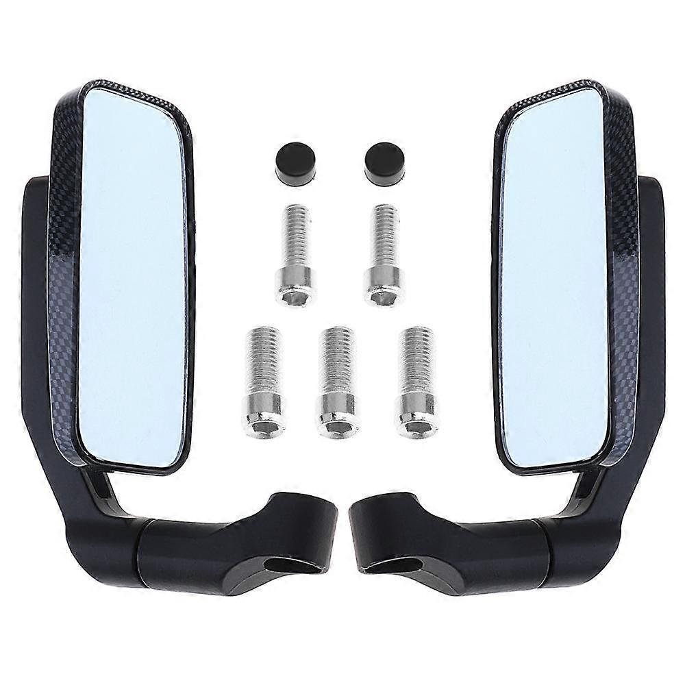 2pcs Universal Durable Modified Serpentine Universal Motorcycle Rearview Mirror Side Mirrors Handlebar Fit for Motorcycle