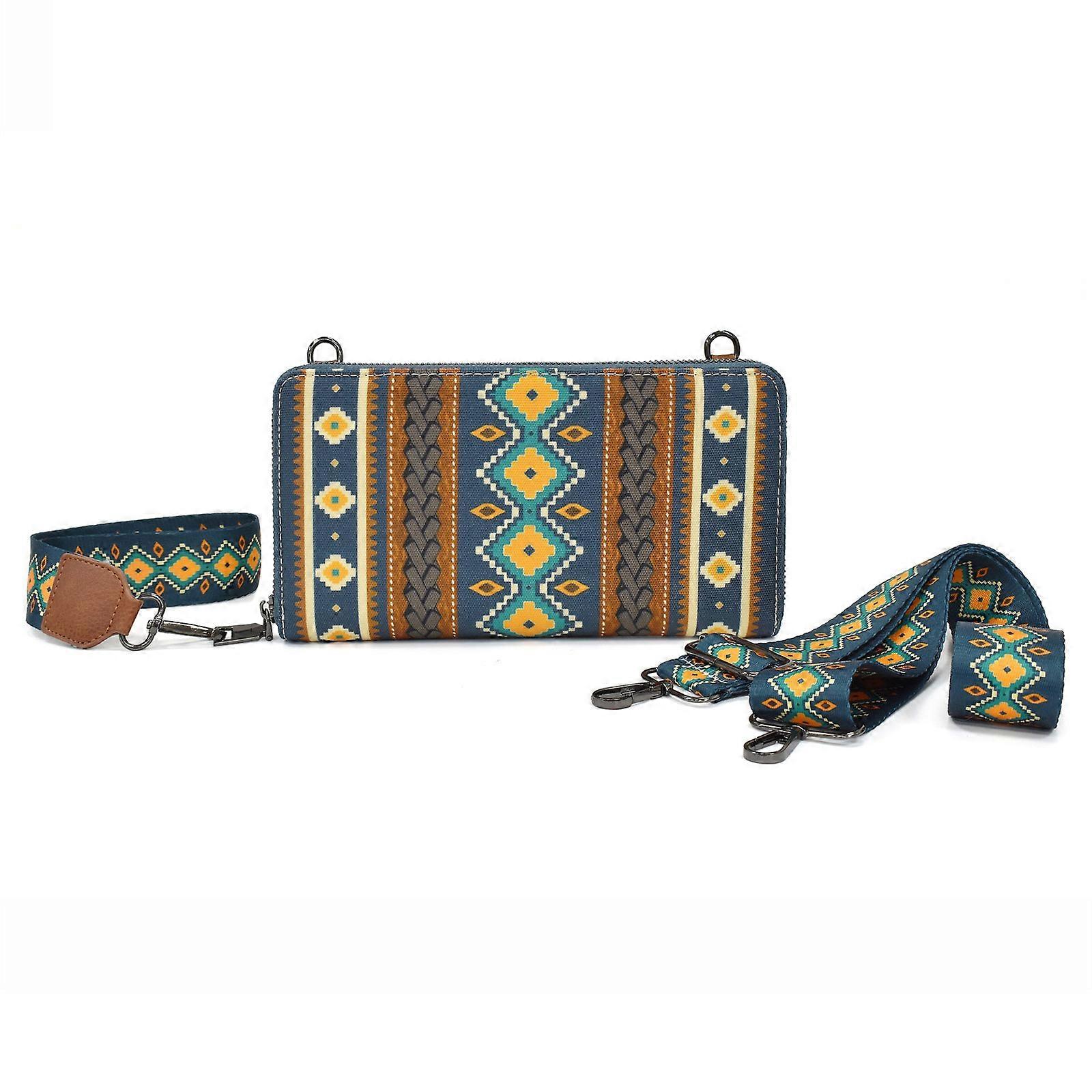 ארנק גוף Wrangler Flap לנשים, תיק כתף, ארנקי וינטאג 'עם רצועת שרשרת