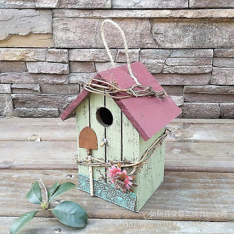Bird Log Cabin Bird Nest Outdoor Pendant Rat Ric