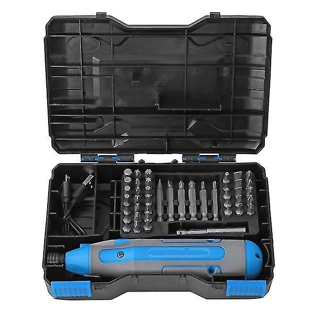 44pc Electric Screwdriver Set Usb Rechargeable Wireless Screwdriver Set Forward And Reverse Cordless