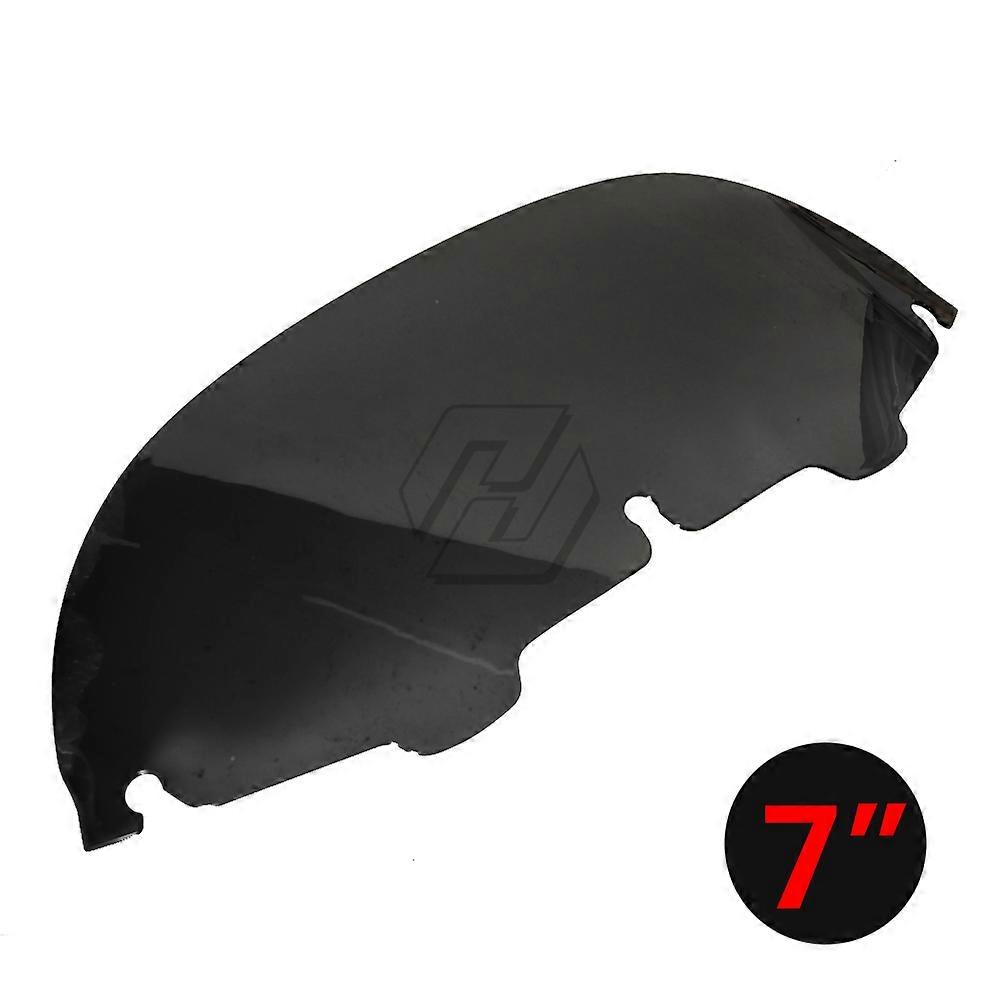 Smoke 7" Motorcycle Windshield Windscreen Case for Harley Touring Electra Glide 1996-2013