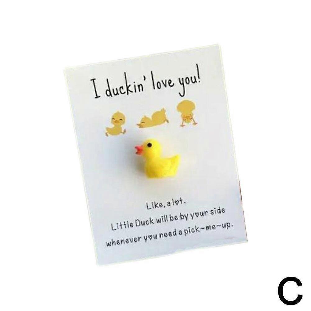 I Duckin' Love You Little Duck & Card Gift Set for Men I Meaningful for Women