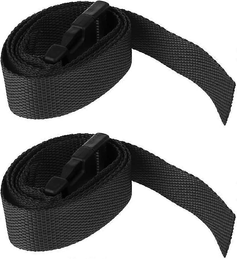 2pcs Adjustable Golf Trolley Webbing Quick Release Fastening Strap
