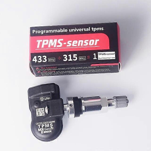 Motor Vehicle Sensors 1pcs Car TPMS Tire Pressure Monitor Sensor System 2in1 315MHZ + 433MHz Mx Programmable sensor Programming Universal TS508 TS600