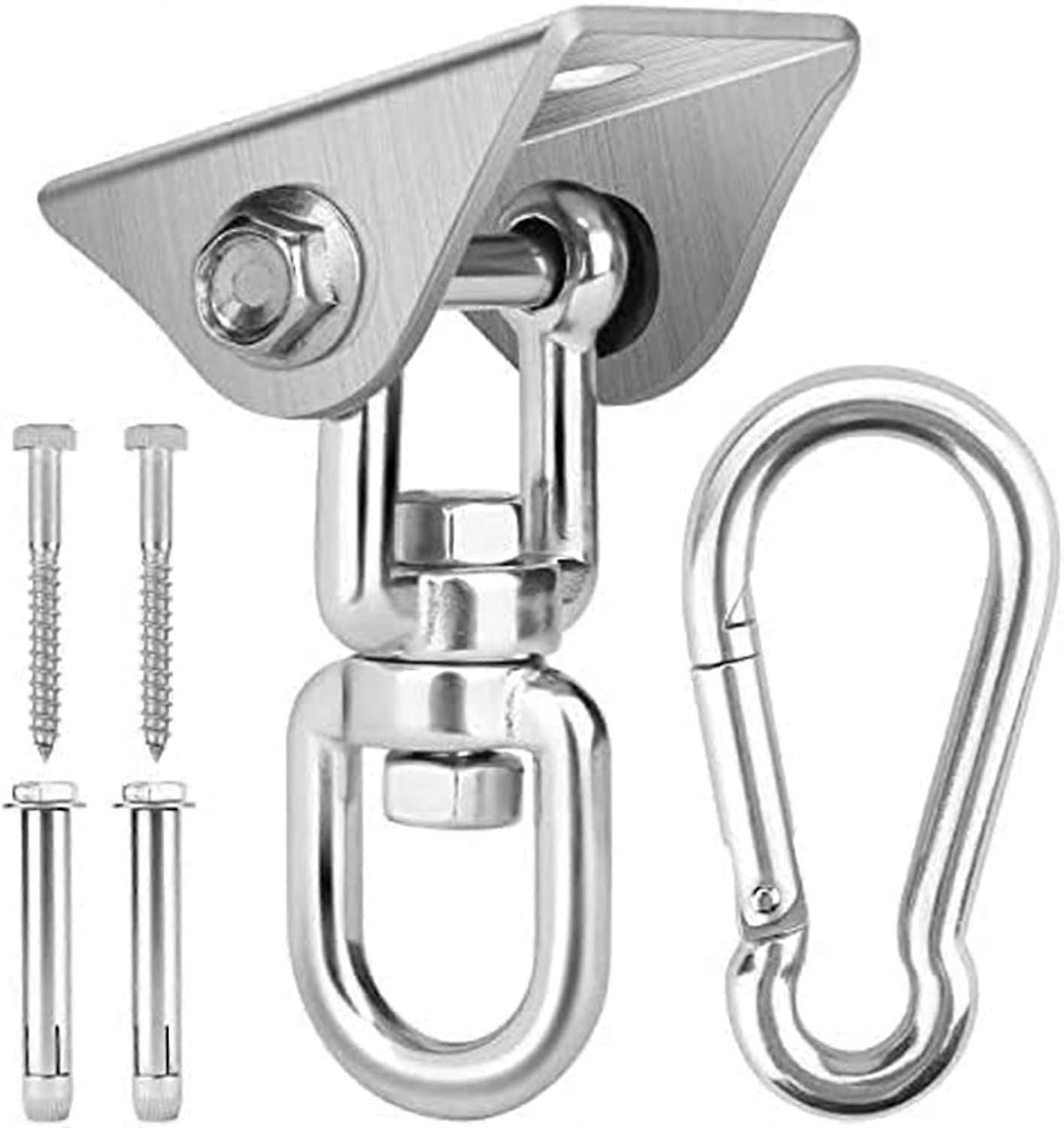 Hammock Hanging Kit  Capacity Heavy Duty 360 Rotating