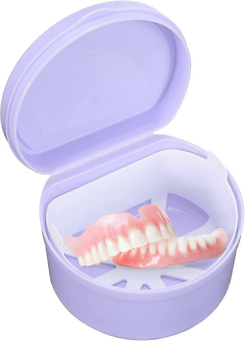 Plastic Dental Denture Mouthguards Storage Container Case Box Orthodontic