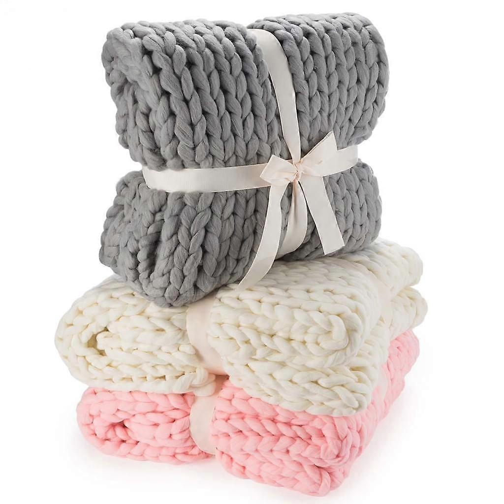 Strickdecke, weich, dick, grob