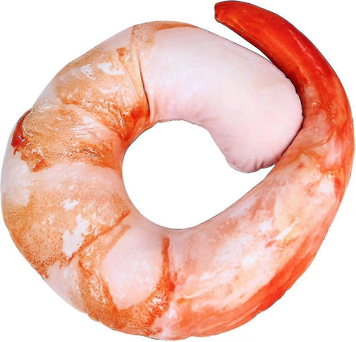 Shrimp Pillow - Comfortable Neck Support For Travel And Sleeping