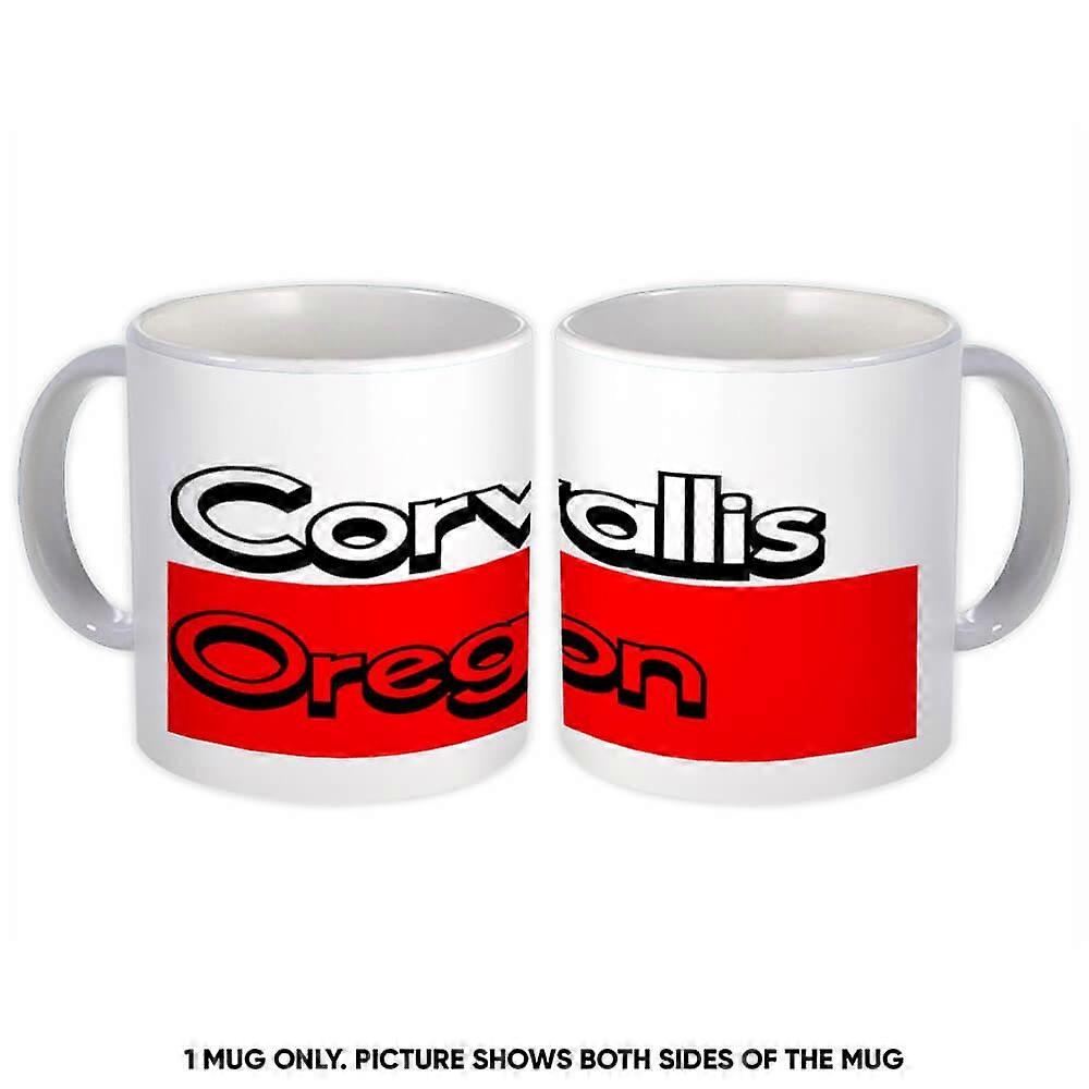 Gift Mug: Corvallis Oregon Rectangle
