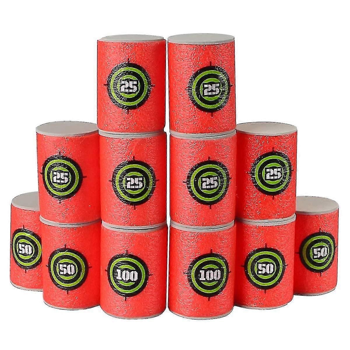12pcs Bullet Darts Target For Nerf N-strike Elite Series Blasters Soft Eva Material