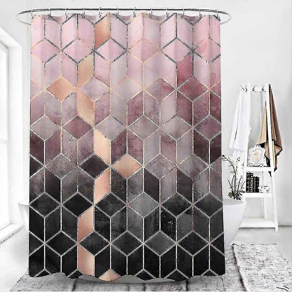 Modern Bathroom Waterproof Shower Curtain Colors Sizes Available