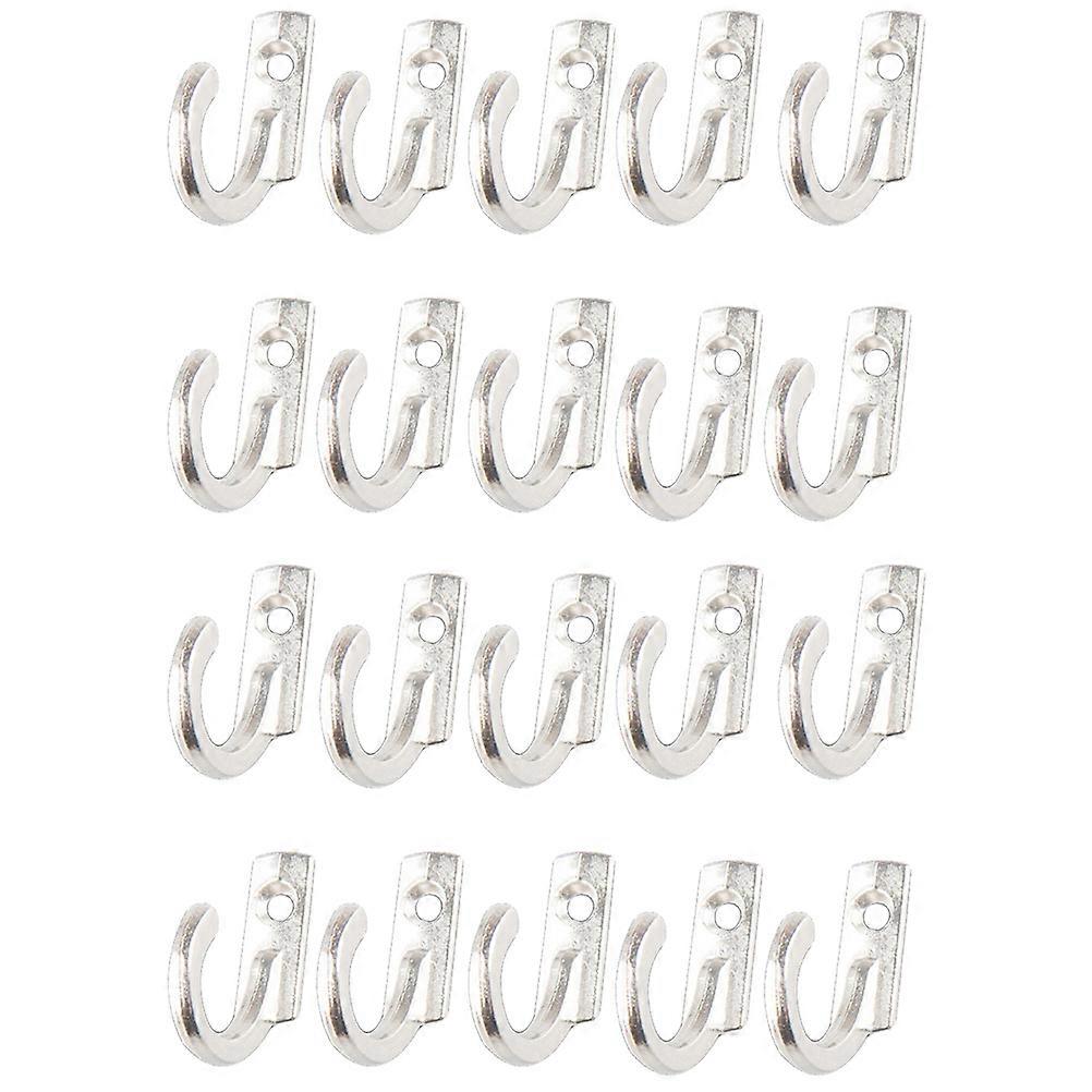 20kpl mini retro seinäkoukut sinkkiseos seinäripustimet kaapin seinäjärjestäjät