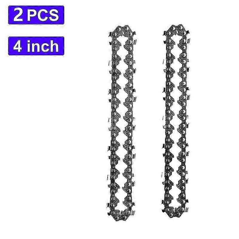 2 Packs Mini Chainsaw Chain, 4 Inch Replacement Chains