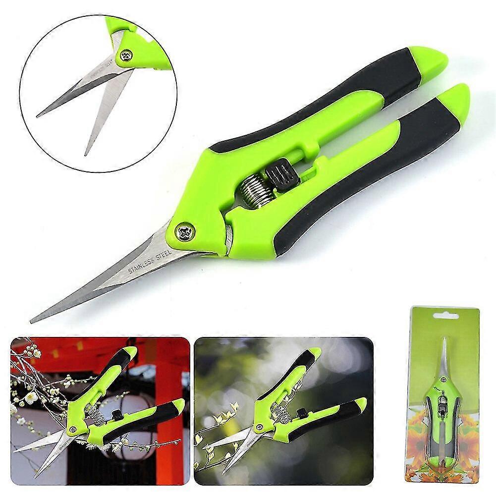 16.5cm Straight Blade Pruning Cut Shrub Tool Plant Horticulture Leaf Trimmer Scissor Pruner Garden Fruit Flower Orchard