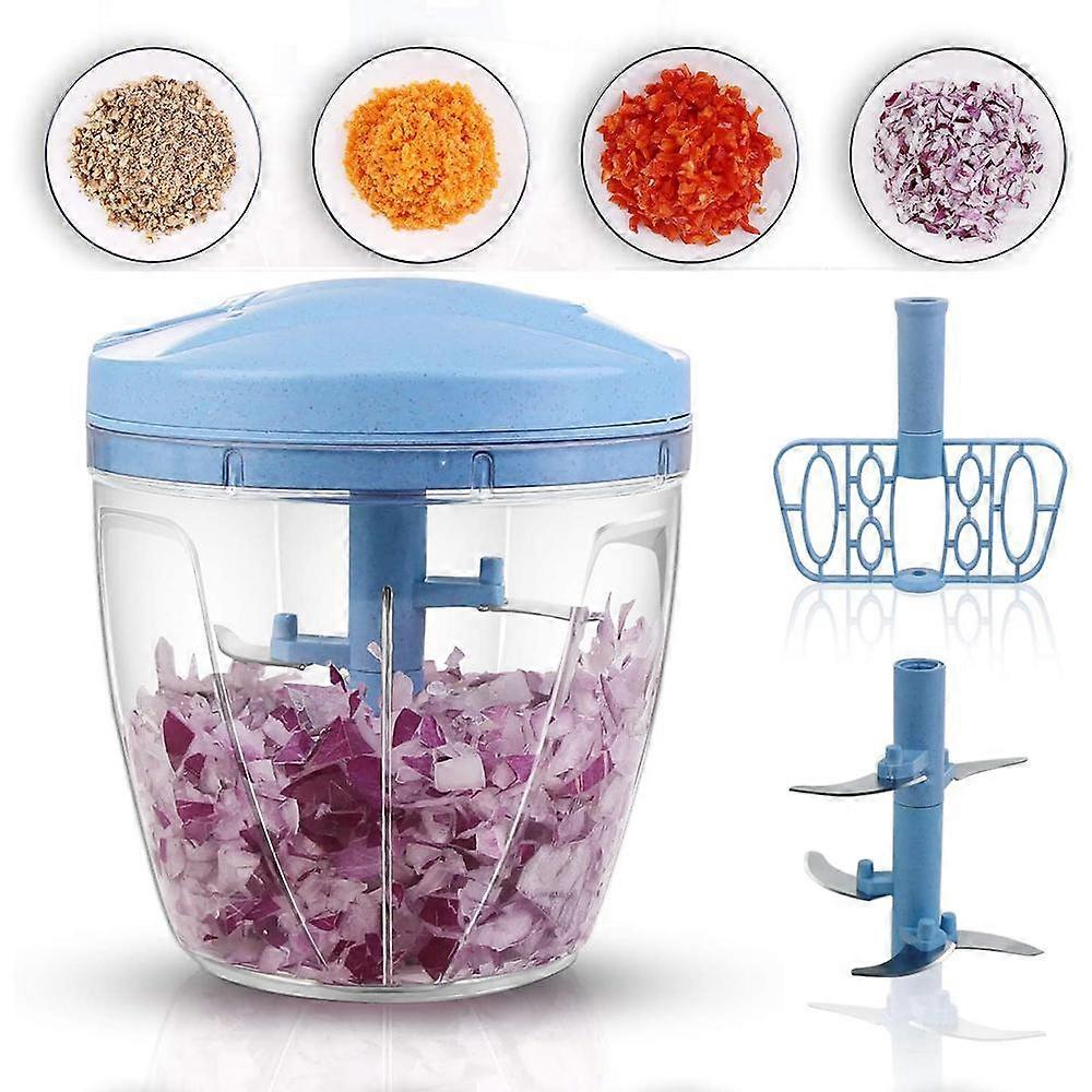 Household hand-pulled meat grinder multi-function garlic puree manual vegetable cutter mixer