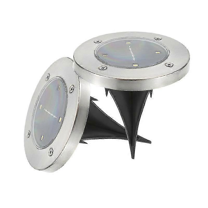 Solcellsdrivna LED-spotlights 2 st
