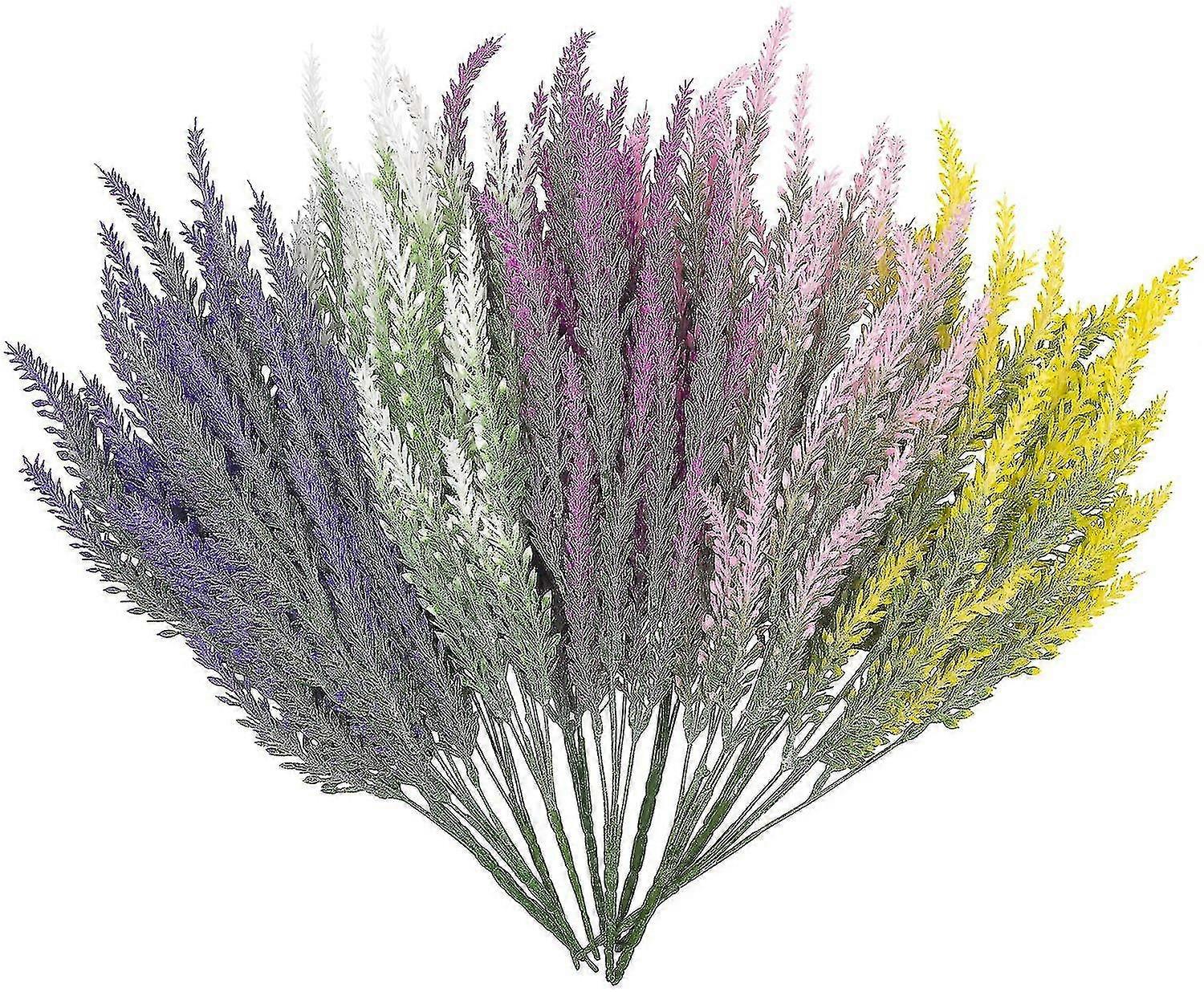 Kunstig lavendel lilla Fd bukett DIY rotte