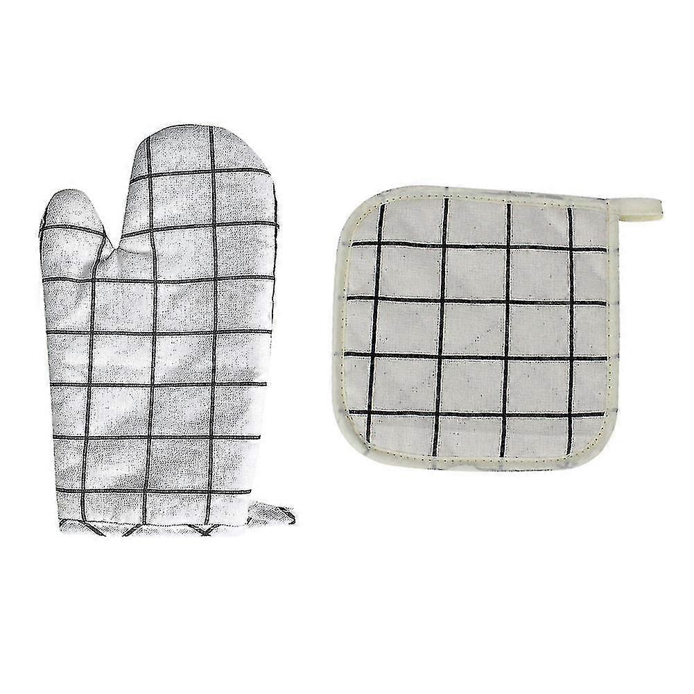 glove placemats table oven kitchen placemats(16x27cm)(white