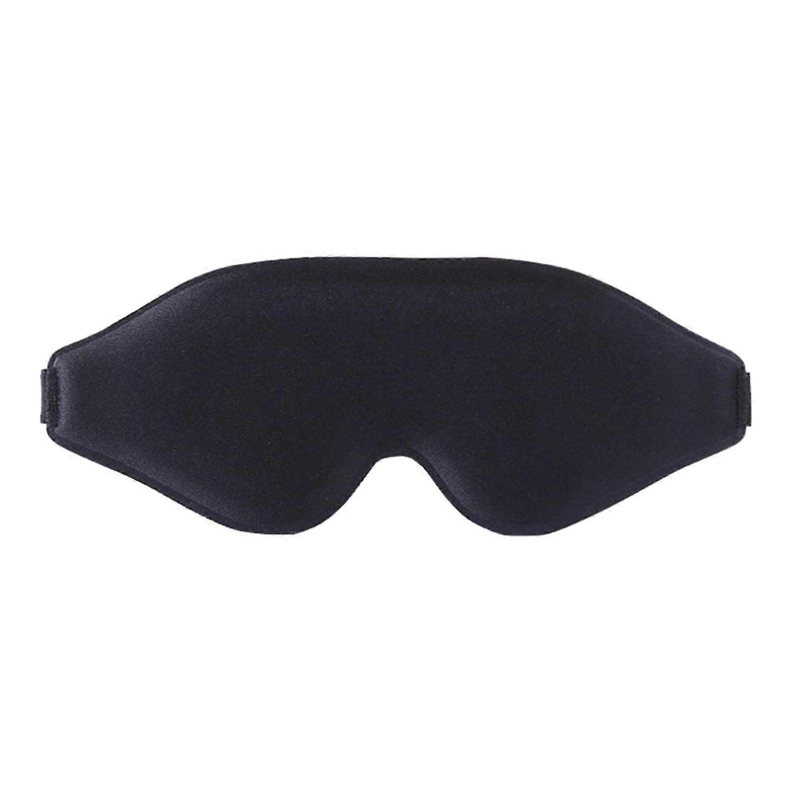 3D Blackout Eye Cover for Sleeping Soft Skin-Friendly Masque Nose Wing Design Adjustable Sleep Masque for Eyelash Extension Naps Travel