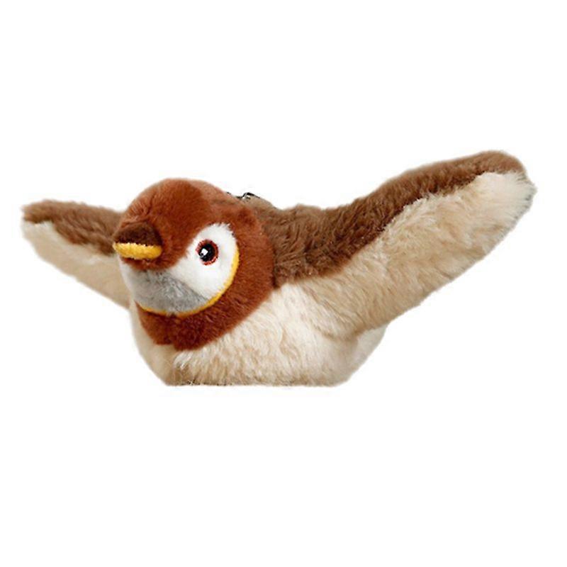 Interactive Cat Toys Rechargeable Flying Bird Cat Toy Chirping Flapping Bird(No Flying) Can Add Catnip Touch Activated