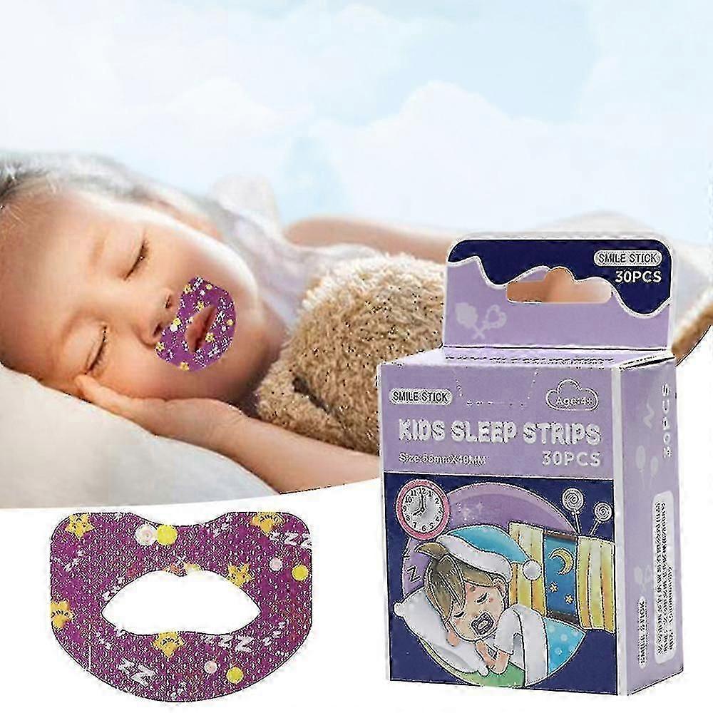 2023-kids Sleep Strips Sleep Mouth Tape Healthy Breathing Correction Patch-1-- Product Code 36851