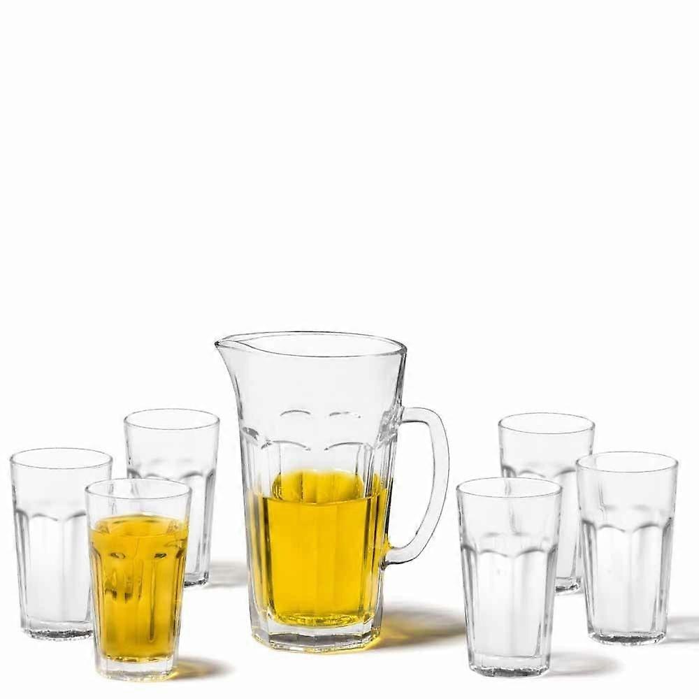 Leonardo jug with glasses set of 7 pieces Tumbler Rock L022499