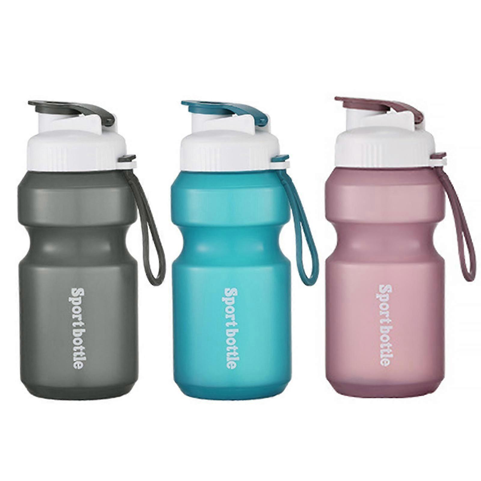 380/560/600ml Water Bottle Heat Resistant Large-capacity Drinking Creative Lid Press Button Drinking Bottle Daily Use Jikaixiang
