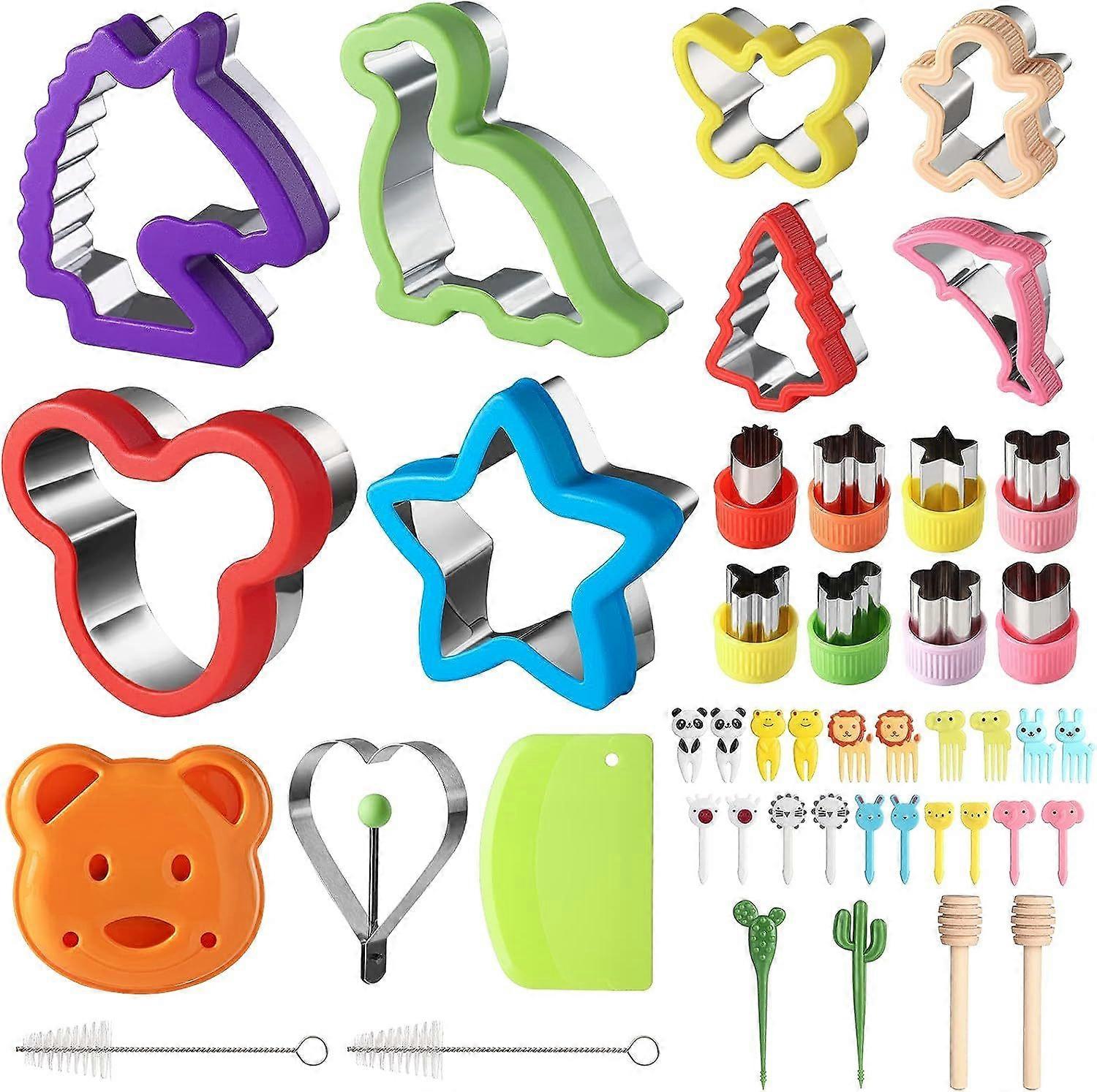 45-Piece Cookie Cutter Set for Baking and Kids’ Fun