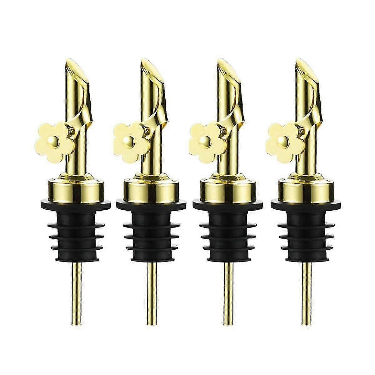 4 قطع من فوهات توزيع زيت الزيتون، فوهات صب الزيت البديلة مع تصميم مانع للتسرب