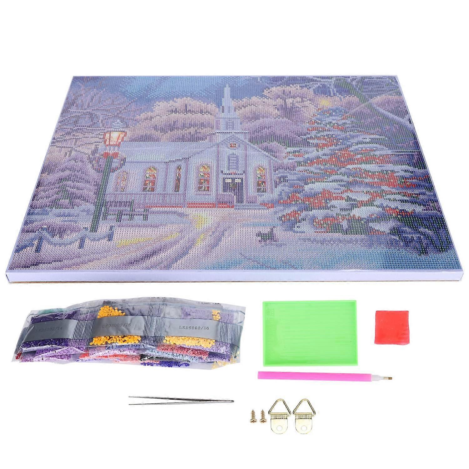 LED Light Diamond Painting CrossStitch DIY Craft with Frame for Wall Decoration LED5002