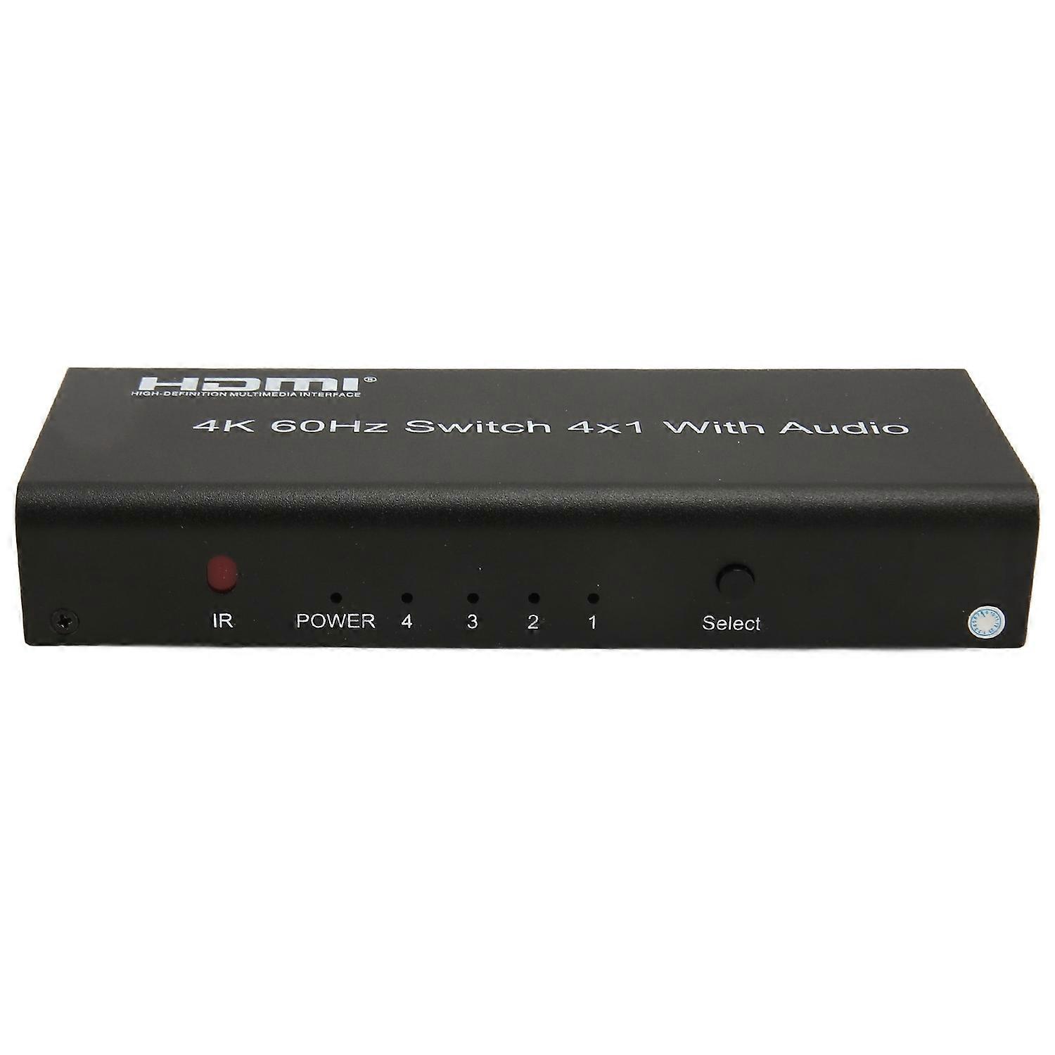 HD Multimedia Interface Switch 4K 4 in 1 4x1 HD Multimedia Interface Switcher with Remote Control fo
