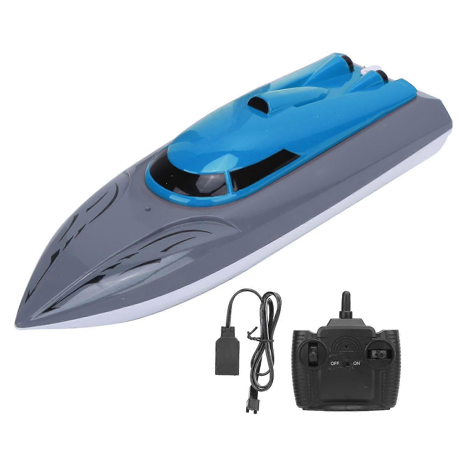 Blue Waterproof RC Submarine compatible with Kids - High Efficiency