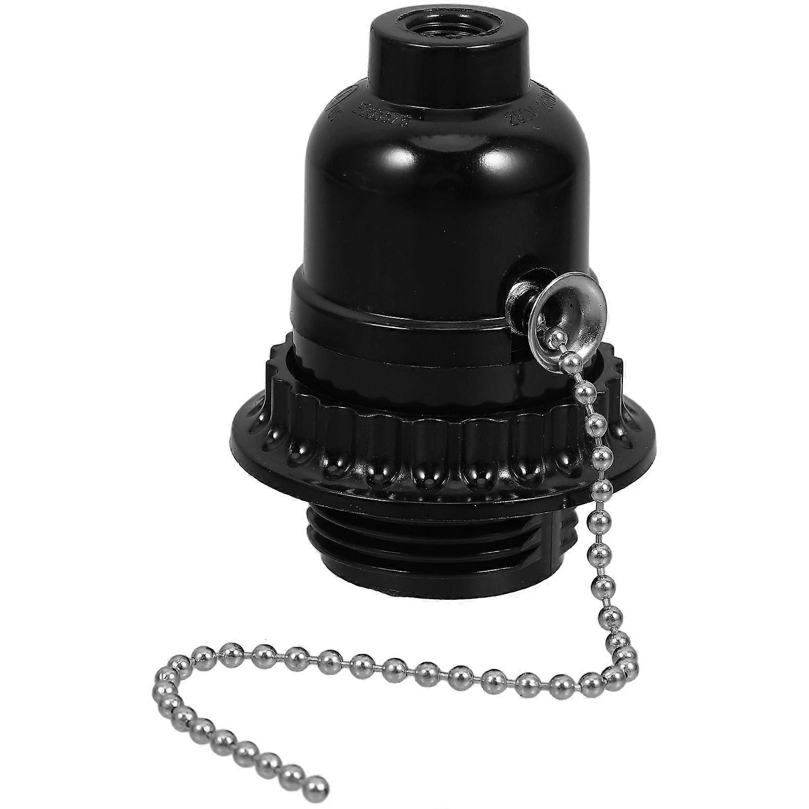 Pull Chain Light Fixture Pullswitch Lamp Holder Ceiling Light Socket Accessory E27 Lamp Holder with Pull Chain Ceiling Light Lamp Holder with Pull Cha