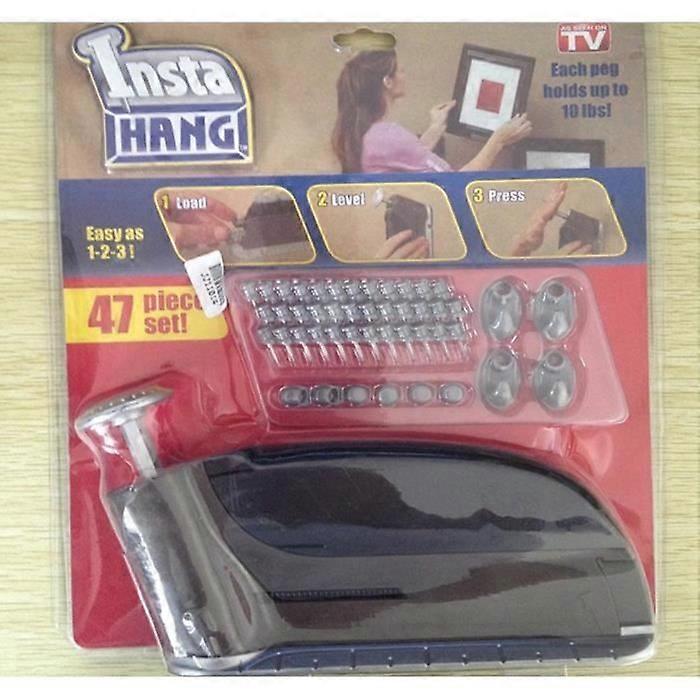 Kit 47 st Väggspikpistol Insta Hang Easy Snabb Hookup