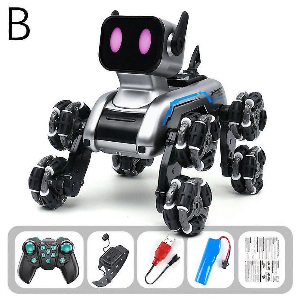 Télécommande Robot Chien Jouet Enfants 2.4Ghz Geste Sensing Stunt Robot Chien