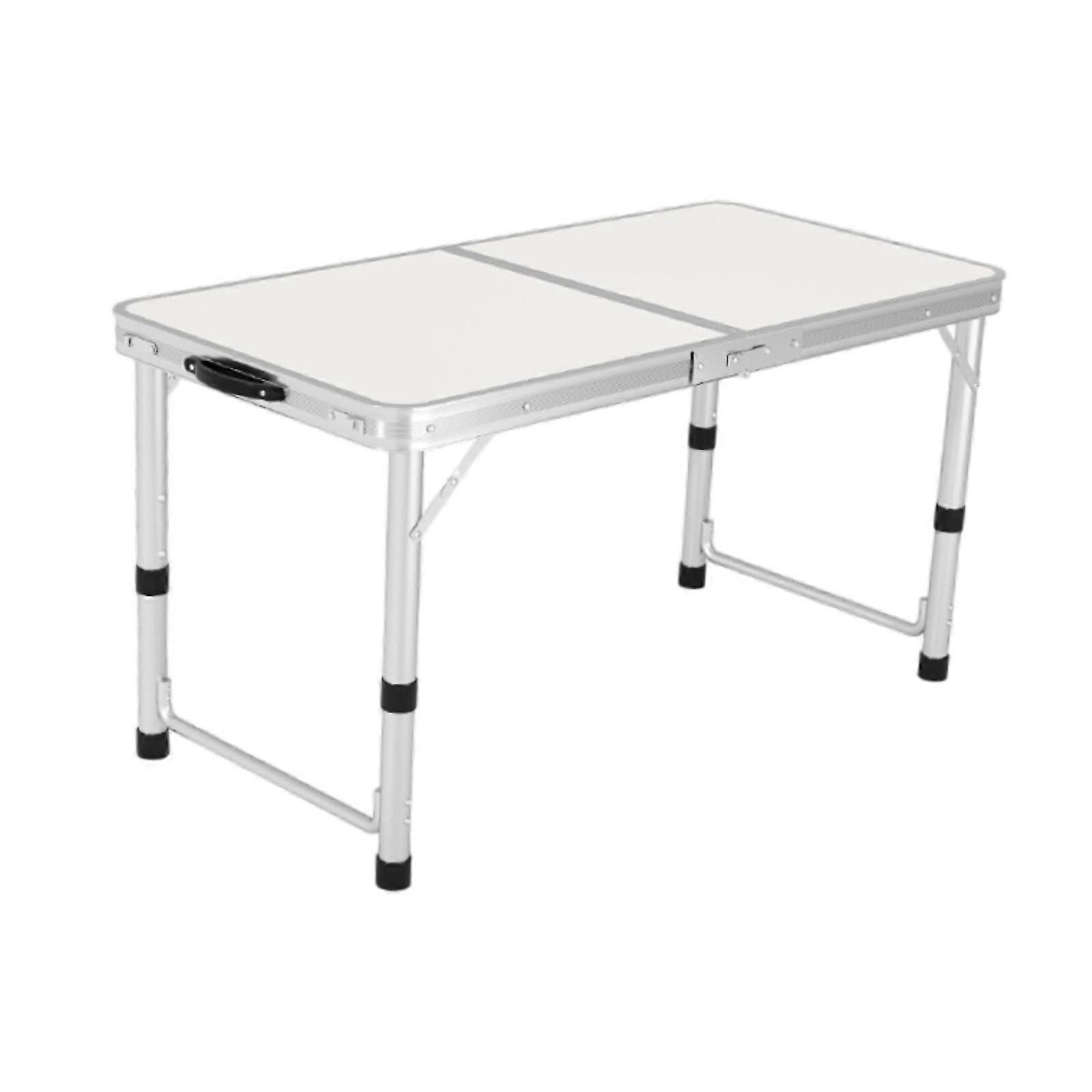 Folding Table Practical Multipurpose Camping Table for Garden Backyard Patio Round Tube