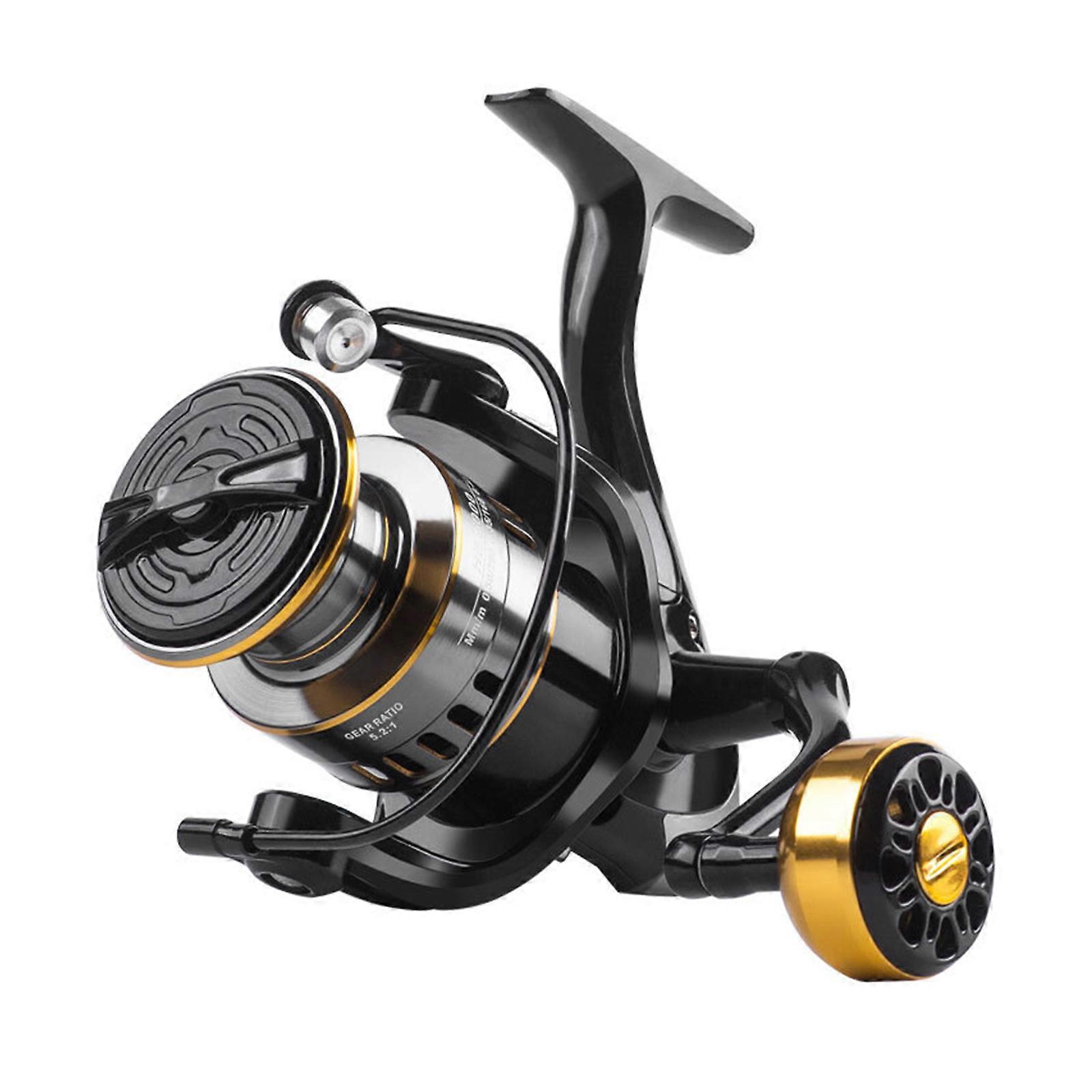 Rybářský naviják 22LBs Drag HE1000-7000 Ložisko Naviják na lov kaprů 5.2:1 Převodový poměr Rybářský naviják