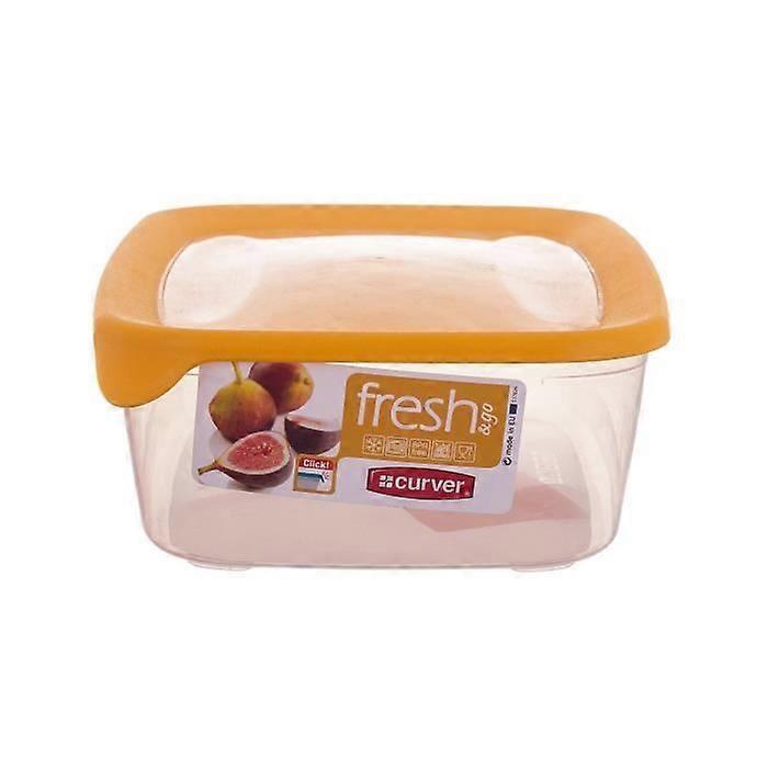 Récipient de conservation des aliments - Curver - 2 l - Plastique - Jaune - Couvercle inclus