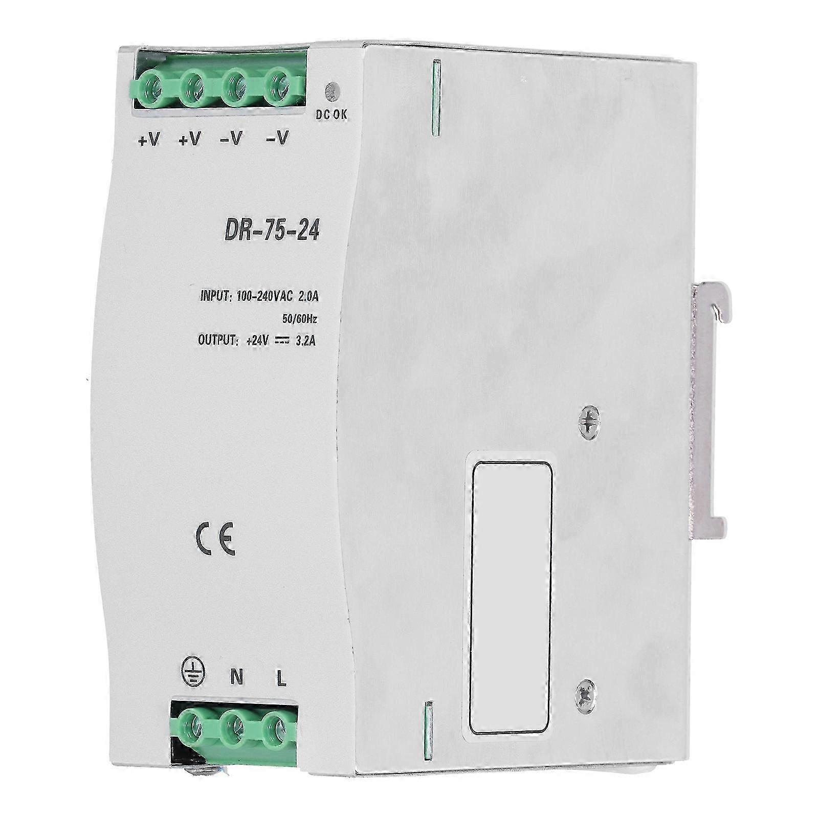 BERM Switching Power Supply DINRail Switch Transformer Driver DR7524 100240VAC