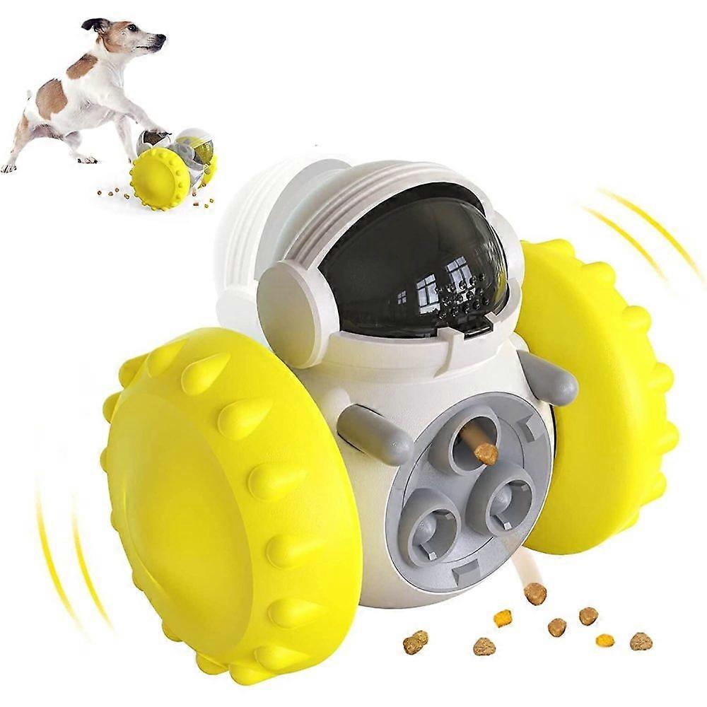 1 - leak-proof feeder - yellow rocking car