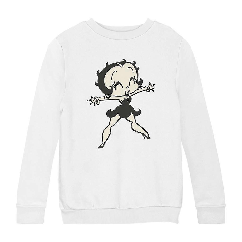 Betty Boop Standing Starfish Kid's Sweatshirt