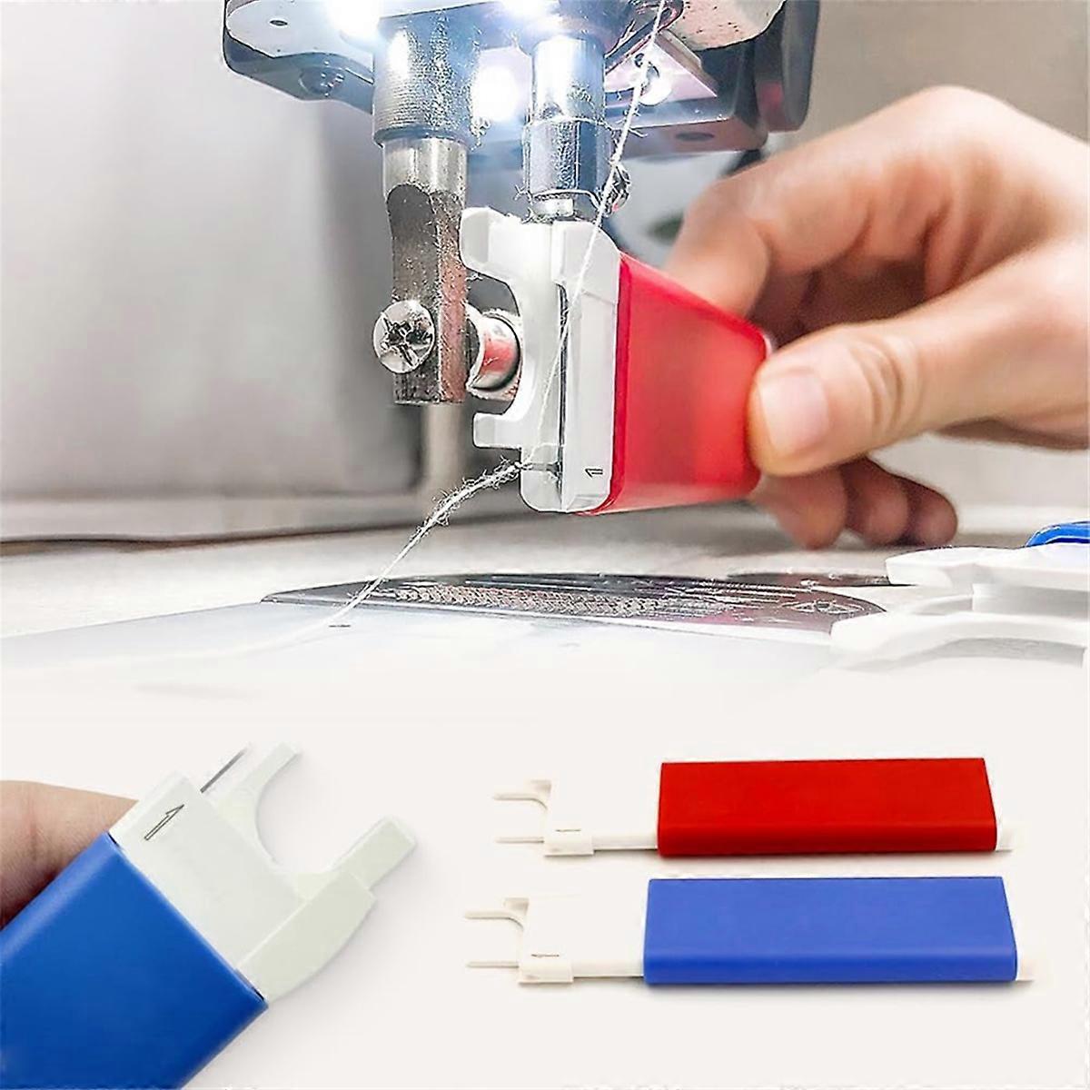 2 PCS Sewing Machine Needle Threader,This Automatic Needle Threader is Used to Thread the Thread Int