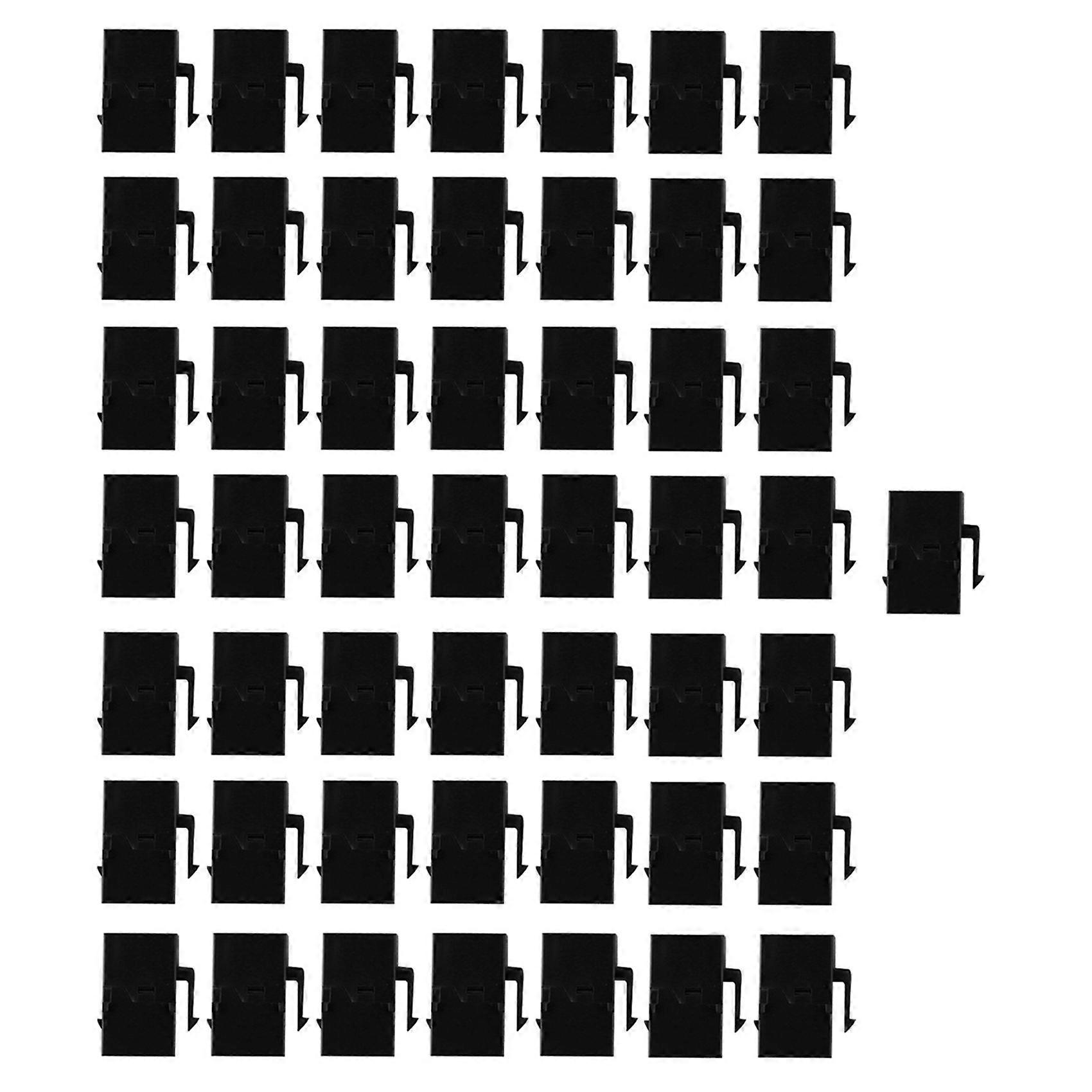 RJ45 Connector Keystone Jack Cat6 RJ45 Extension Coupler (Black)