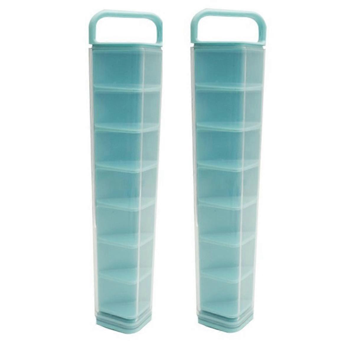 Grids Ice-Cube Tray Plastic Ice-Cube Maker Sphere Mold Kitchen Tool,A