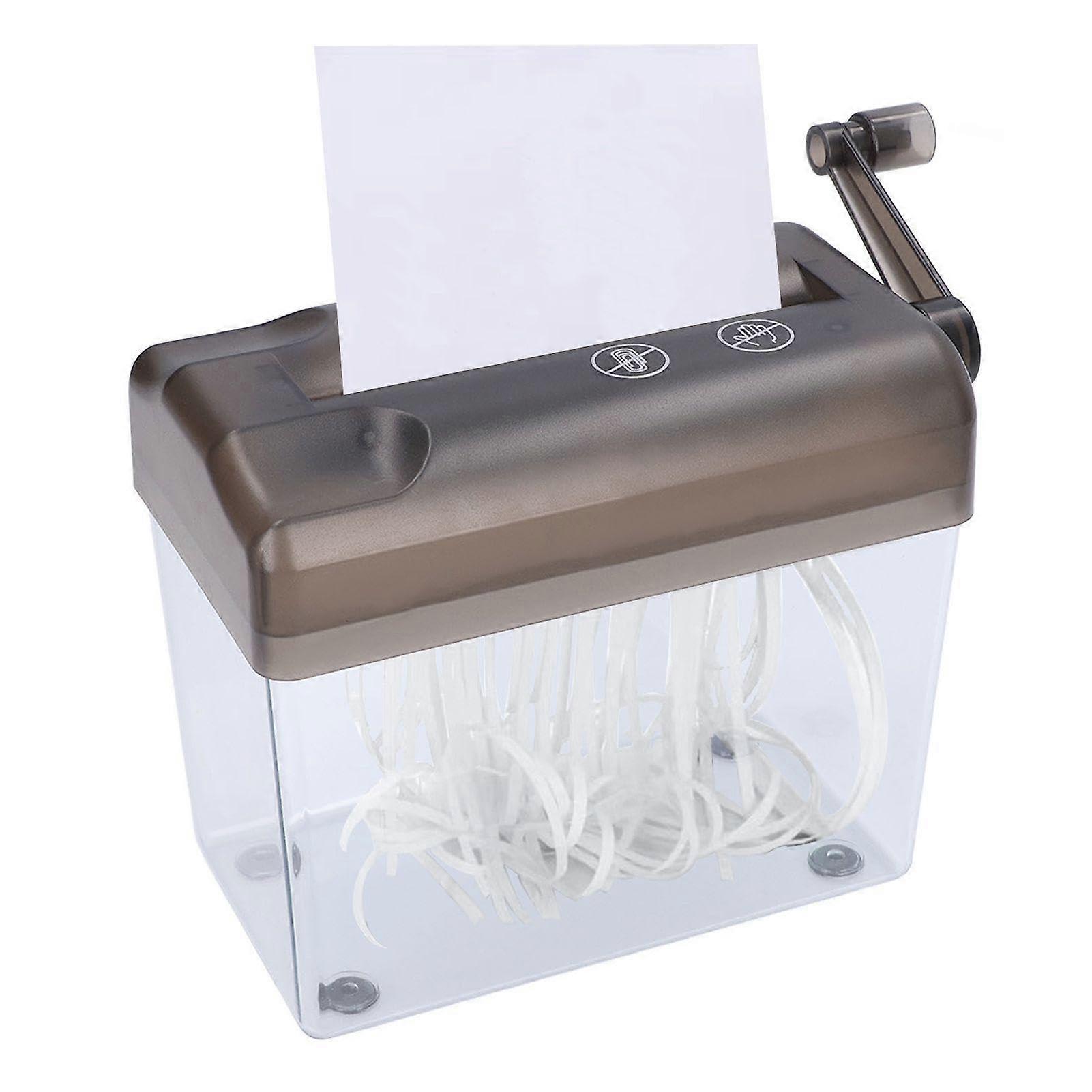Mini Hand Paper Shredder for Office Desktop Use