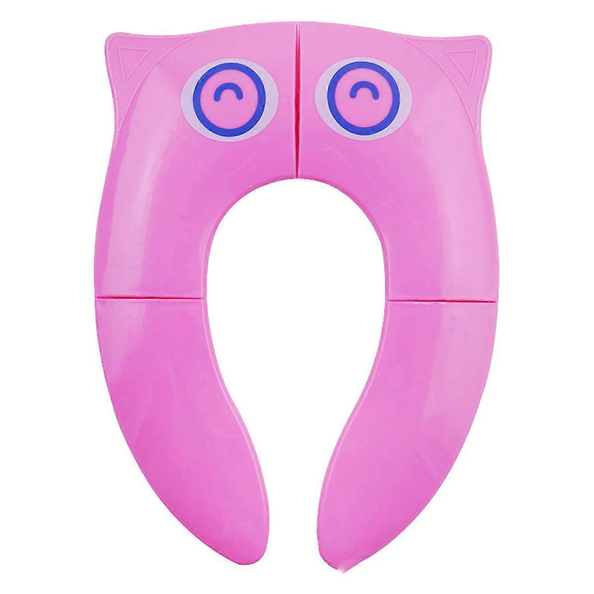 Non-slip and easy to remove foldable travel toilet seat for toddlers and children, portable toilet seat suitable for most toilets