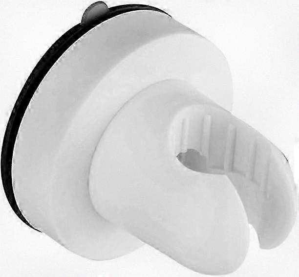 White Suction Cup Mounted Shower Head for Bathroom